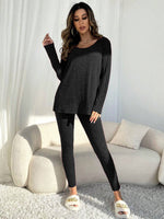 Ensemble détente côtelé fendu Multi-Couleur